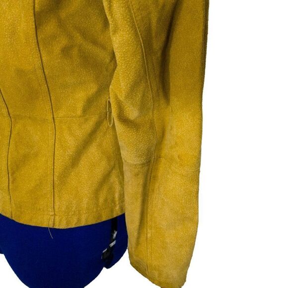 Tan Wilsons Leather Maxima Belted Button Up Coat - Picture 5 of 6